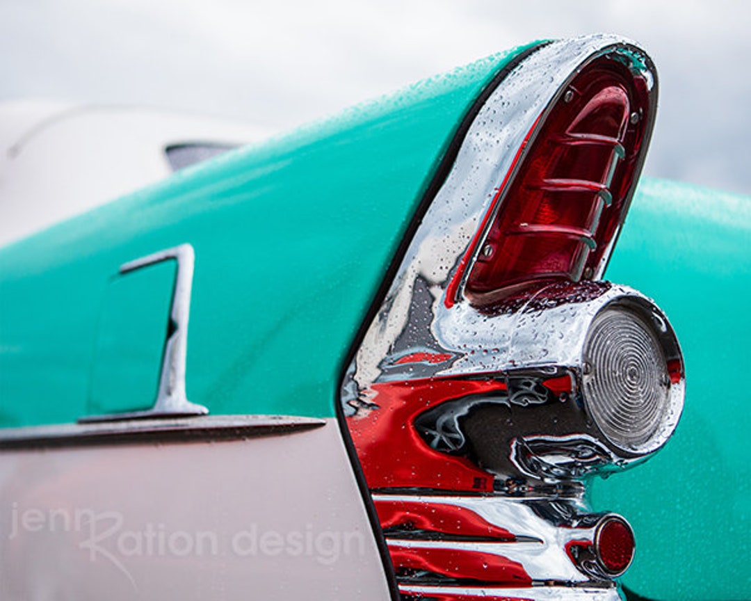 車の写真、1955年ビュイックセンチュリーウォールアート、クラシック
