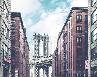 Brooklyn Photography, DUMBO Photography, New York City Print, Manhattan Bridge, NYC City Series, Brooklyn Wall Art, DUMBO Brooklyn Wall Art
