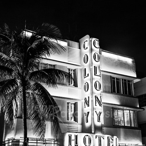 Miami Wall Art South Beach Print Art Deco Photography Miami Etsy