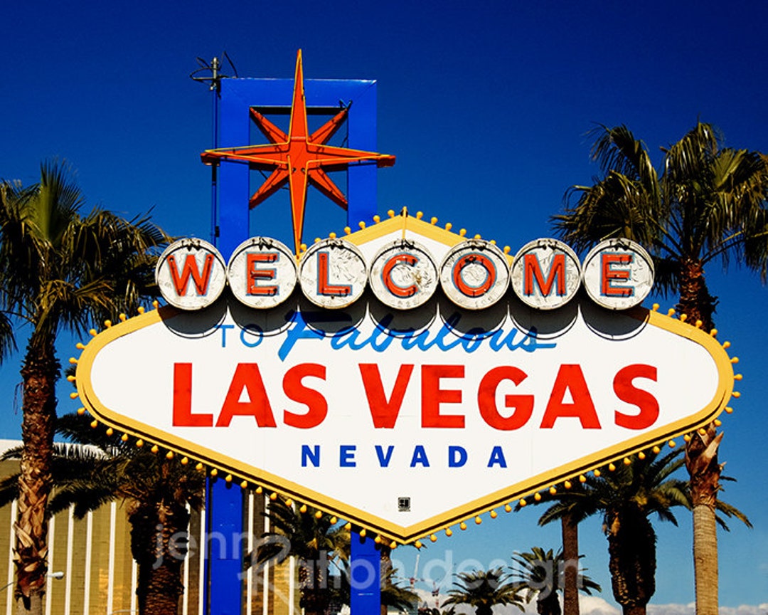 to Las Vegas Sign Neon Sign Las Vegas Antique Vintage Sign