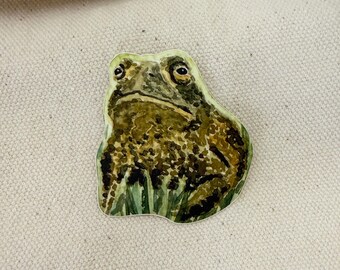 Toad Sticker, Watercolor Art Sticker, Nature Sticker, Wildlife Gifts