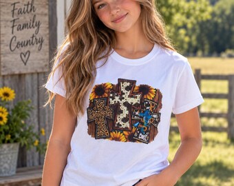 3 Crosses Ladies t-shirt