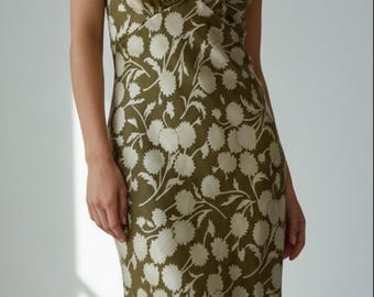 vera wang olive green dress Vera Wang: Satine – Camellia Wedding Gown | Bridal Store main image 0