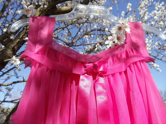 Pink Vintage 1950's Baby Doll Nightgown