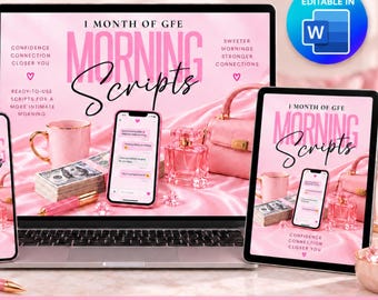 Onlyfans 90 PPV Message Scripts | GFE Morning Scripts 30 Days | DM Caption Ideas | Fansly Chat Templates To Boost Tips & Sales