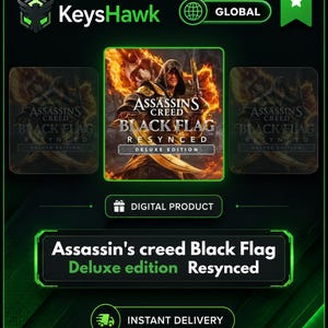 Assassin's Creed Black Flag Resynced - Deluxe Edition | — Offline PC Steam-konto | Global | Omedelbar leverans