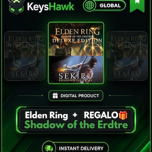 Elden Ring: Shadow of the Earthtree | Deluxe Edition + DLC + Sekiro: Shadows som GÅVA — Offlinekonto PC Steam | Global | Omedelbar leverans