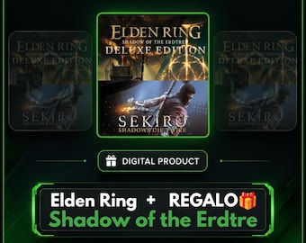 Elden Ring Shadow of the Erdtree | Edición Deluxe +DLC + Sekiro Shadows as a GIFT— Offline PC Steam Account | Global | Immediate Delivery