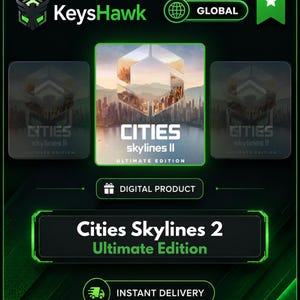 Cities: Skylines 2 - Ultimate Edition | — Offlinekonto PC Steam | Global | Omedelbar leverans