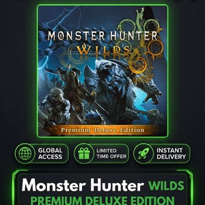 Monster Hunter Wilds - Premium Deluxe Edition | — PC Steam Offline Account  | Global | Instant Delivery
