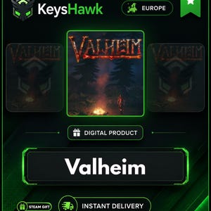 Valheim-spel | — PC Steam-present — Direkt till ditt konto | Europa | Omedelbar leverans
