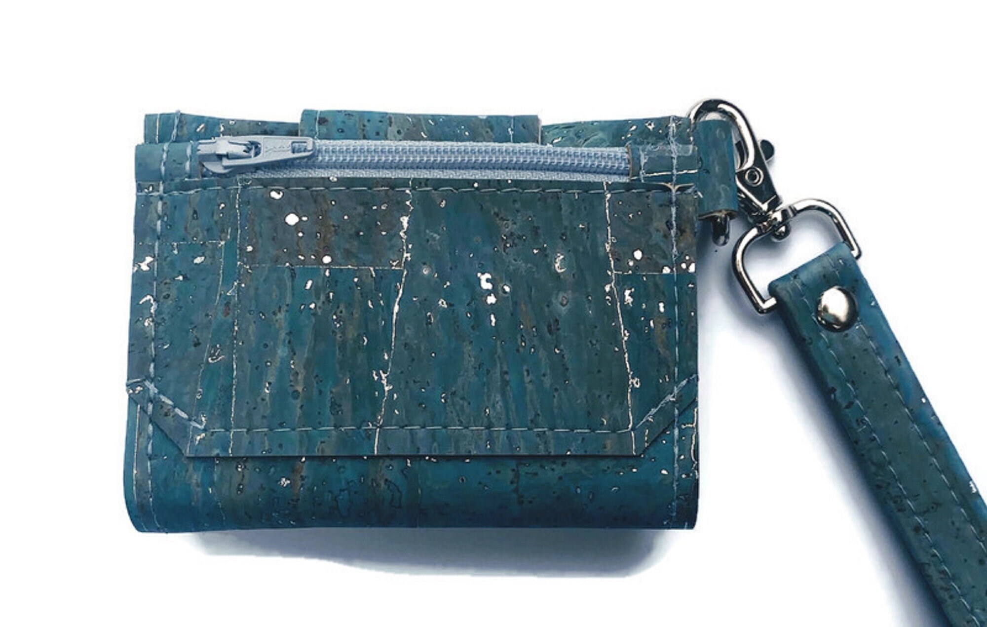 Wallet Keychain Slim Wallet Key Fob Wallet Gift Under 30 Etsy