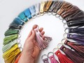 Leather Tassel Keychain, Many colors, Soft leather key fob product logo