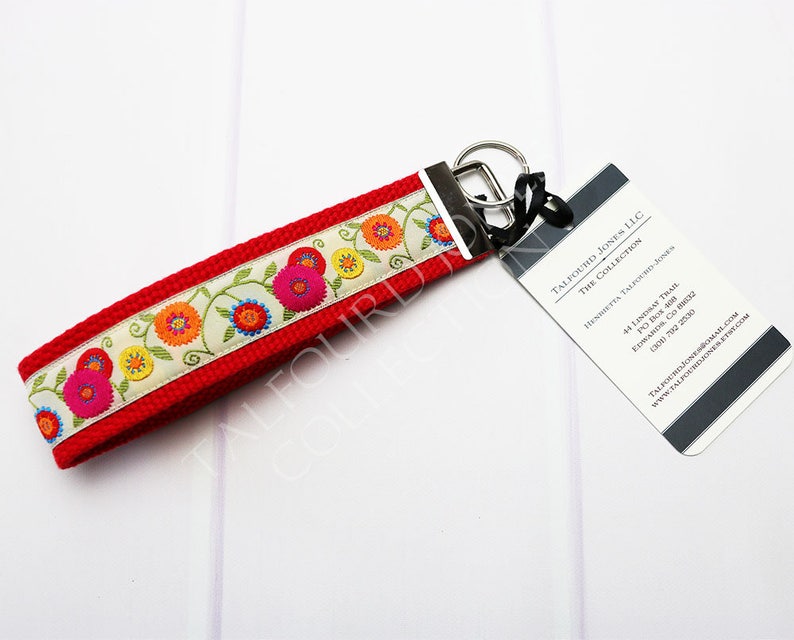 Wrist Key Holder Wrist Lanyard Wristlet Key Ring Ribbon Etsy