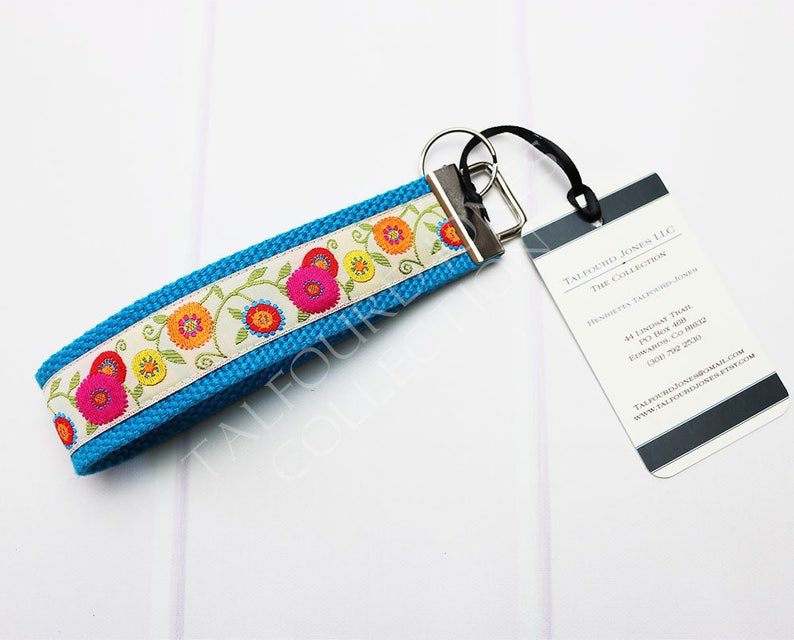 Wrist Key Holder Wrist Lanyard Wristlet Key Ring Ribbon Etsy