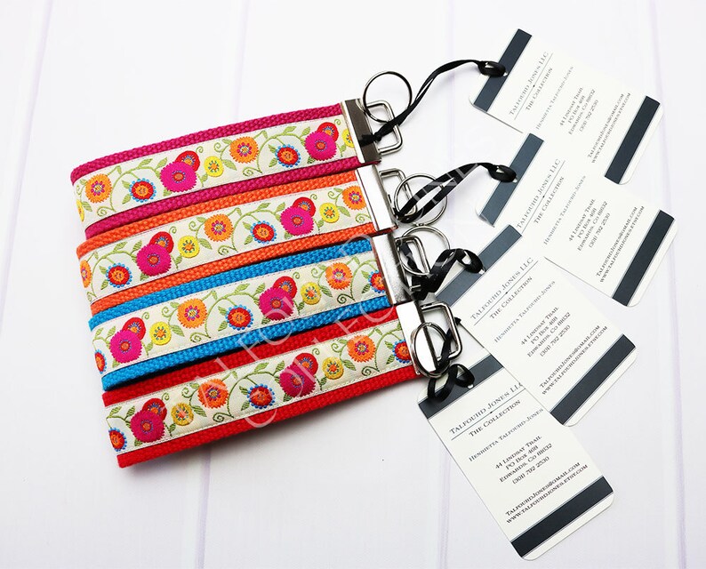 Wrist Key Holder Wrist Lanyard Wristlet Key Ring Ribbon Etsy