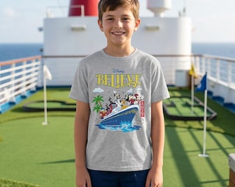 Disney Believe 2027 - Disney Cruise Youth Graphic Tee