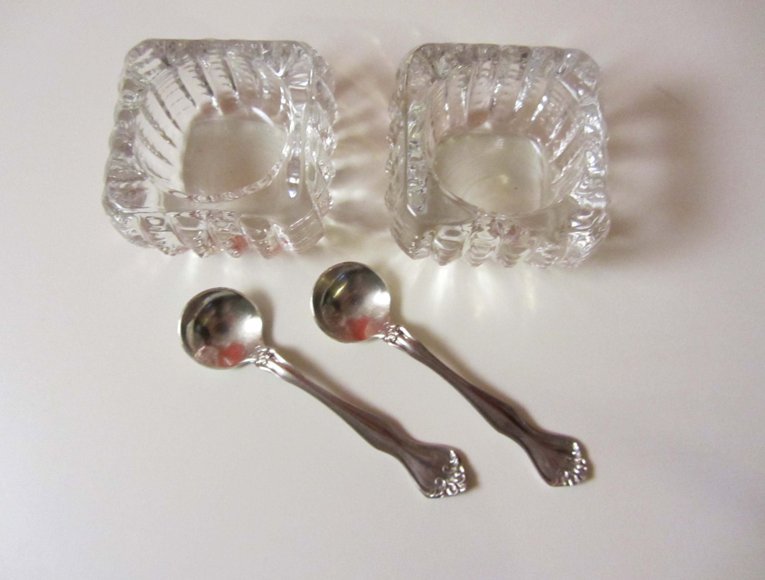 Westmorland Sterling Salt Spoons & Dips Vintage and Etsy