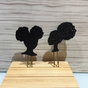 Afro Puff Barbie Silhouette