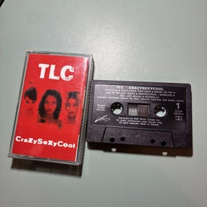 Vintage TLC CrazySexyCool Cassette Tape 1994 R&B Hip Hop
