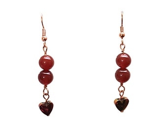 Carnelian Dangle Earrings