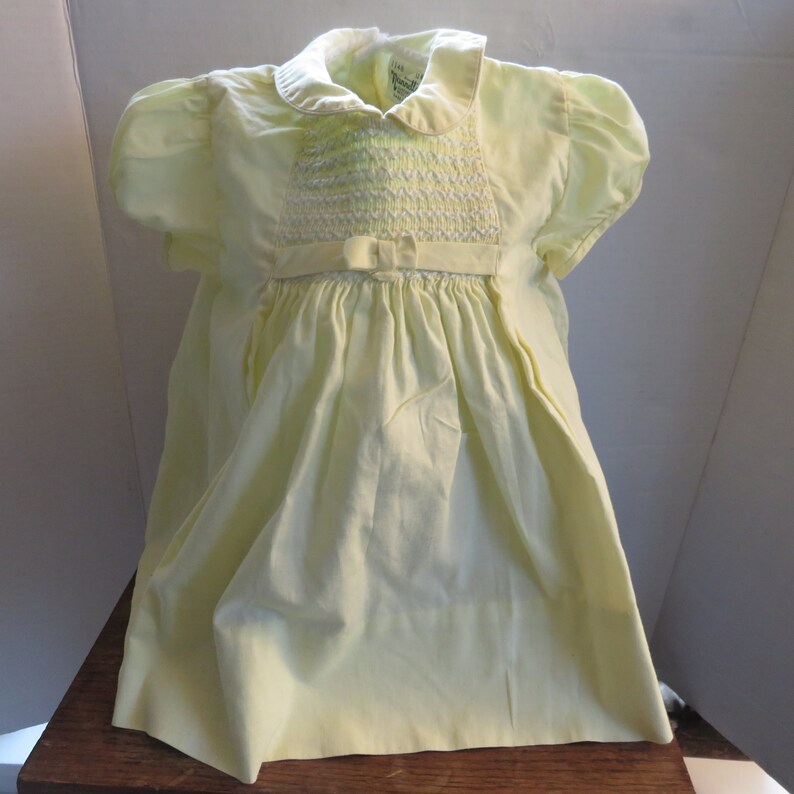 Nanette Guaranteed to Wash and Wear Babe Frock 12 MO