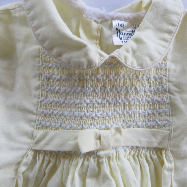 Nanette Guaranteed to Wash and Wear Babe Frock 12 MO
