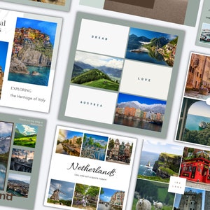 Travel Instagram Templates Travel Agent Instagram Post Travel Blogger Templates Travel Influencer Instagram Vacation Resort Template image 3