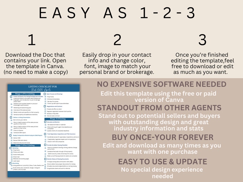 Listing Checklist for Real Estate Agents Marketing imagem 4