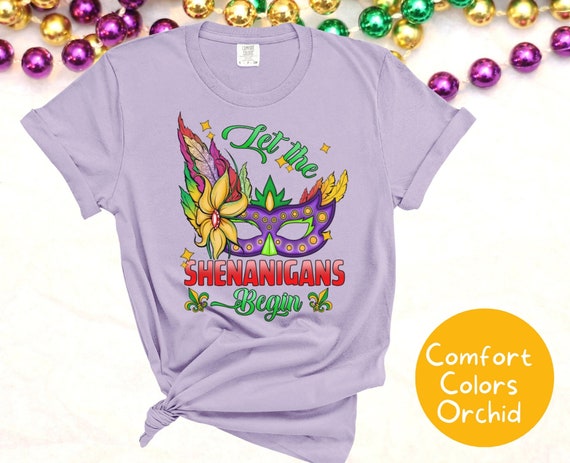 Comfort Colors® Mardi Gras t-shirt, Mardi Gras Gifts, Mardi Gras Party, Mardi Gras Beads Shirt, Fat Tuesday Shirt, Mardi Gras Parade Il_570xn