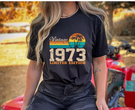 50th Birthday Shirt Vintage T Shirt Vintage 1973 Shirt 50th Birthday Gift for Women 50th Birthday Shirt Men Vintage Shirts Retro Shirt Il_570xn