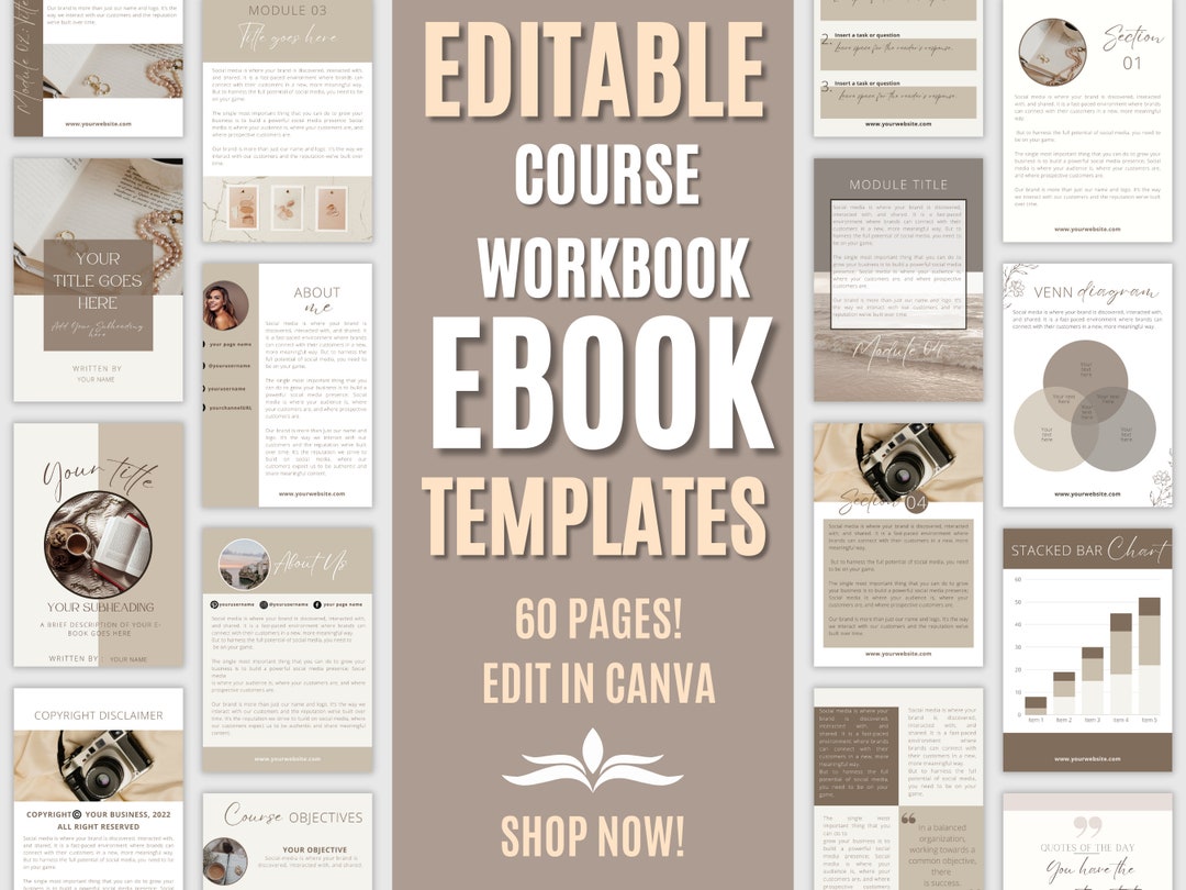 Life Coach Workbook Coaching Business Workbook Ebook Template Canva ...