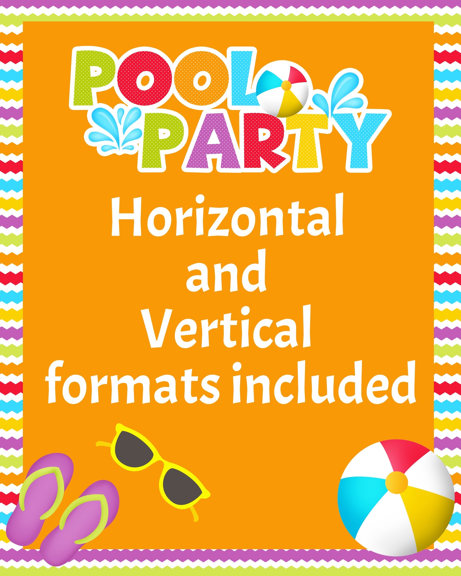 Pool Party Birthday Sign Pool Party Signs Pool Party Food Etsy