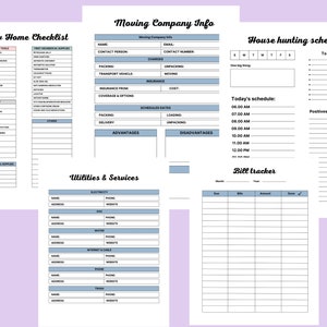 New Home Checklist Printable Editable New Apartment Checklist Moving Planner Home Moving Essentials Shopping List Digital PDF image 2