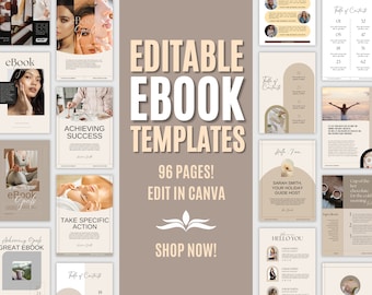 Ebook Template Canva Coaching Guide Book Canva Template Lead Magnet Course Creator Template Modern Workbook Life Coach Business Marketing