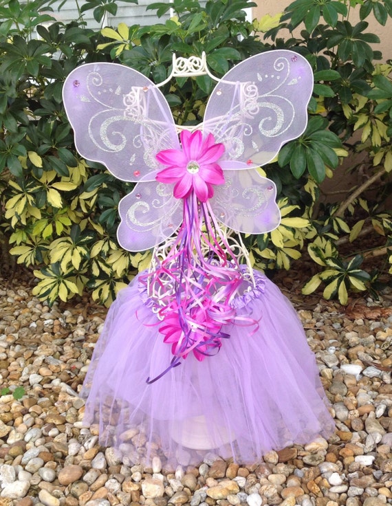 Items similar to Purple Fairy Wings, Fairy Costume, Princess Costume ...