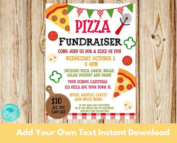 Pizza Fundraiser Flyer Template Free Pizza Fundraiser Flyer Template Free