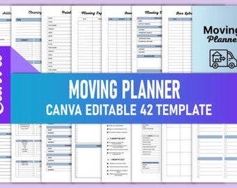 New Home Checklist Printable Editable New Apartment Checklist Moving Planner Home Moving Essentials Shopping List Digital PDF