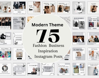 75 Fashion Template Modern Instagram Post Fashion Instagram Marketing Instagram Posts  Modern Branding Instagram Posts Canva Instagram post