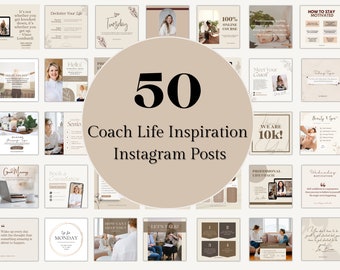 Coaching Instagram Post Template Coach Social Media Life Coach Instagram Coaching Business Coaching IG Post Canva Template