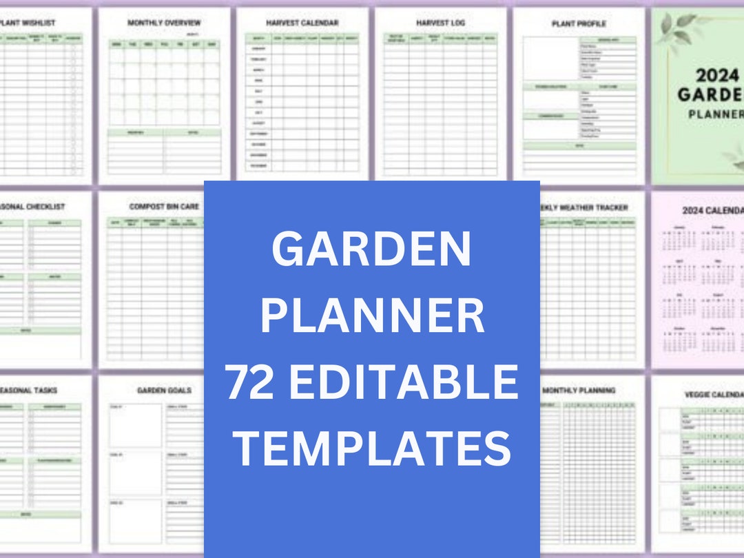 Gardening Planner Printable Garden Planner Plant Planner Garden Journal ...