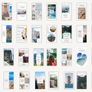 100 Travel Instagram Story Templates Travel Agent Instagram Post Travel Blogger Templates Travel Influencer Instagram Vacation Resort Post zdjęcie 3