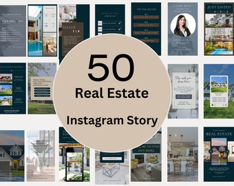 Realtor Instagram Story Templates Real Estate Instagram Post Templates Realtor Social Media Marketing Templates Canva Templates