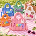 Personalized Kids Crossbody Bag Custom Name Toddler Purse, Handmade Girls Handbag, Cute Christmas Gift, Birthday Gift for Little Girls