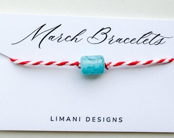 Marti Bracelets Limani Designs Ionian Blue  March Bracelets Good Luck Bracelets