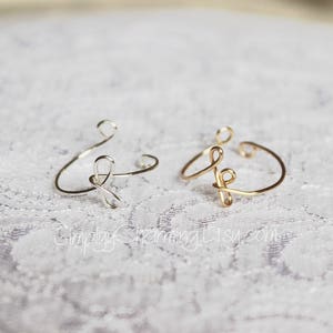 Custom Personalized Initial Rings Letters Lower or Upper Case Wear As Rings Or Knuckle Rings Midi Easily Adjustable image 4