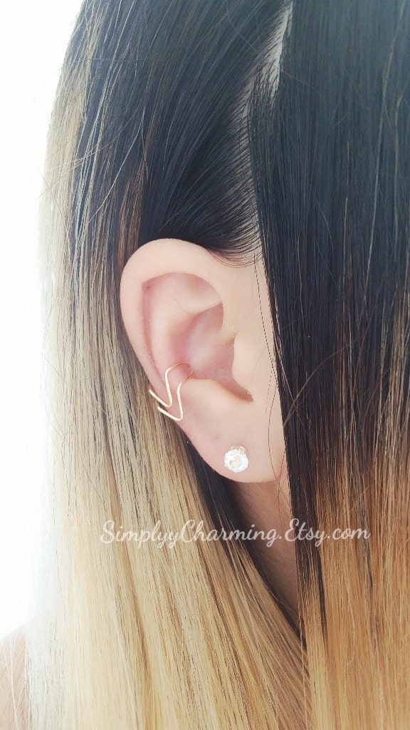 Chriscoco Ohr Cuffs Set - Fake Piercings Ohne Ohrloch