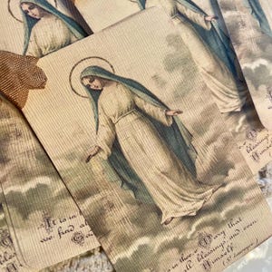 Etiquetas de papel para cartão religioso de Maria (6)