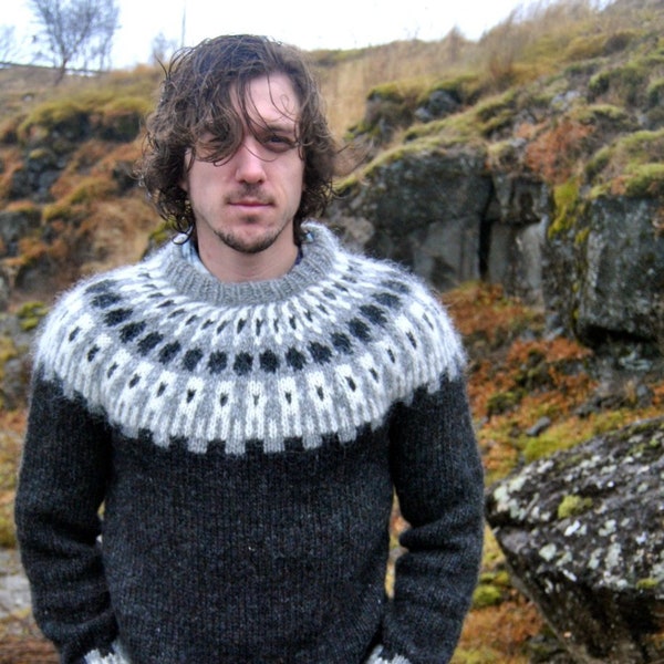 Sif Icelandic Sweater - Handmade with 100% Pure Icelandic Wool