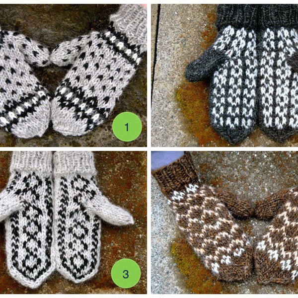 CUSTOM Icelandic Wool Mittens - Handmade with 100% Pure Icelandic Wool